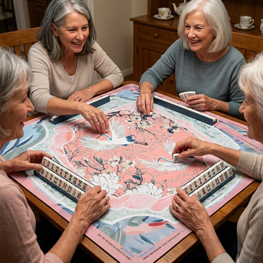 Heron American Mahjong Mat