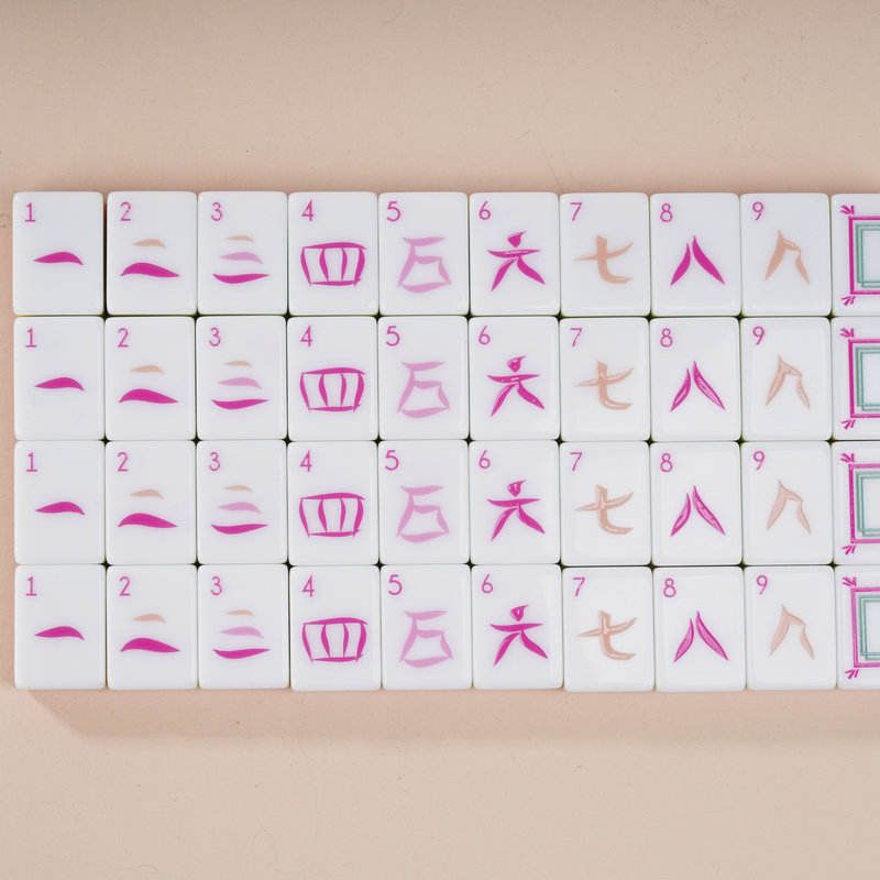 Sorbet Pink American Mahjong Set - 160 NMJL-Ready Tiles