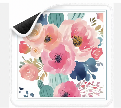 Floral Mahjong Mat For Elegant Gatherings