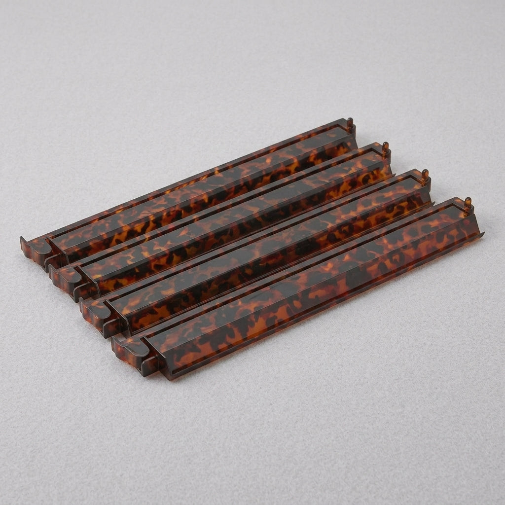 Tortoise Shell Mahjong Rack & Pusher Set