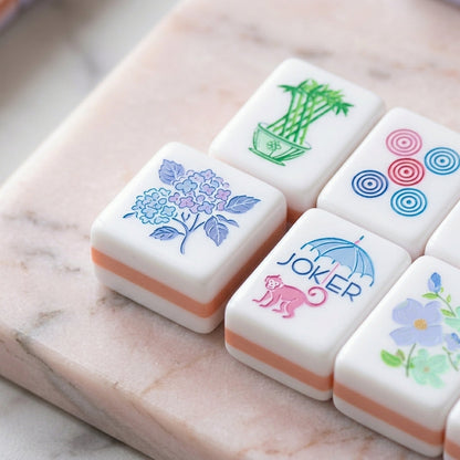 The Garden Party Set — 160-Piece Pastel Botanical Mahjong