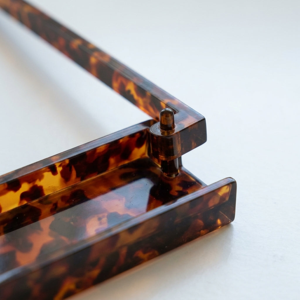 Tortoise Shell Mahjong Rack & Pusher Set