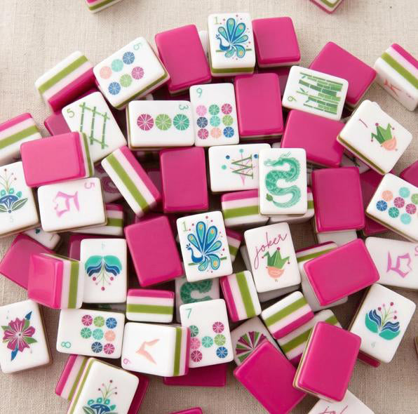Sorbet Pink American Mahjong Set - 160 NMJL-Ready Tiles