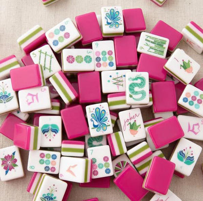 Sorbet Pink American Mahjong Set - 160 NMJL-Ready Tiles