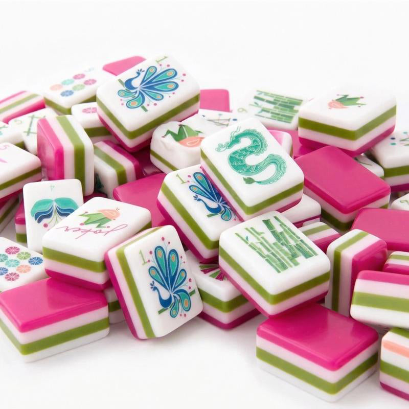 Sorbet Pink American Mahjong Set - 160 NMJL-Ready Tiles