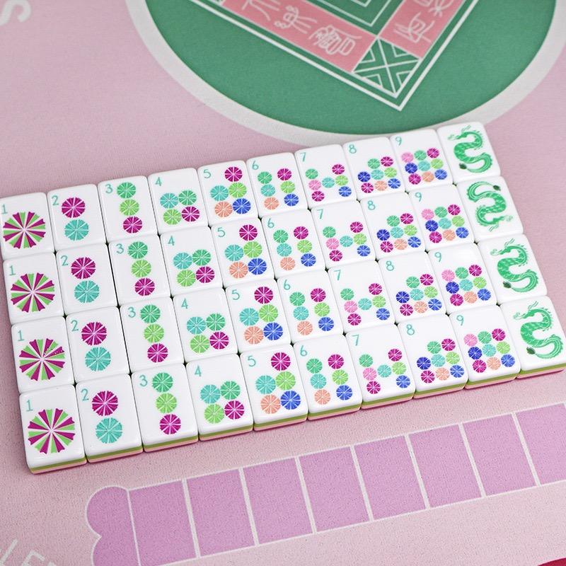 Sorbet Pink American Mahjong Set - 160 NMJL-Ready Tiles