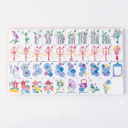Jade Marble Luxury American Mahjong Set — 160 NMJL-Ready Tiles