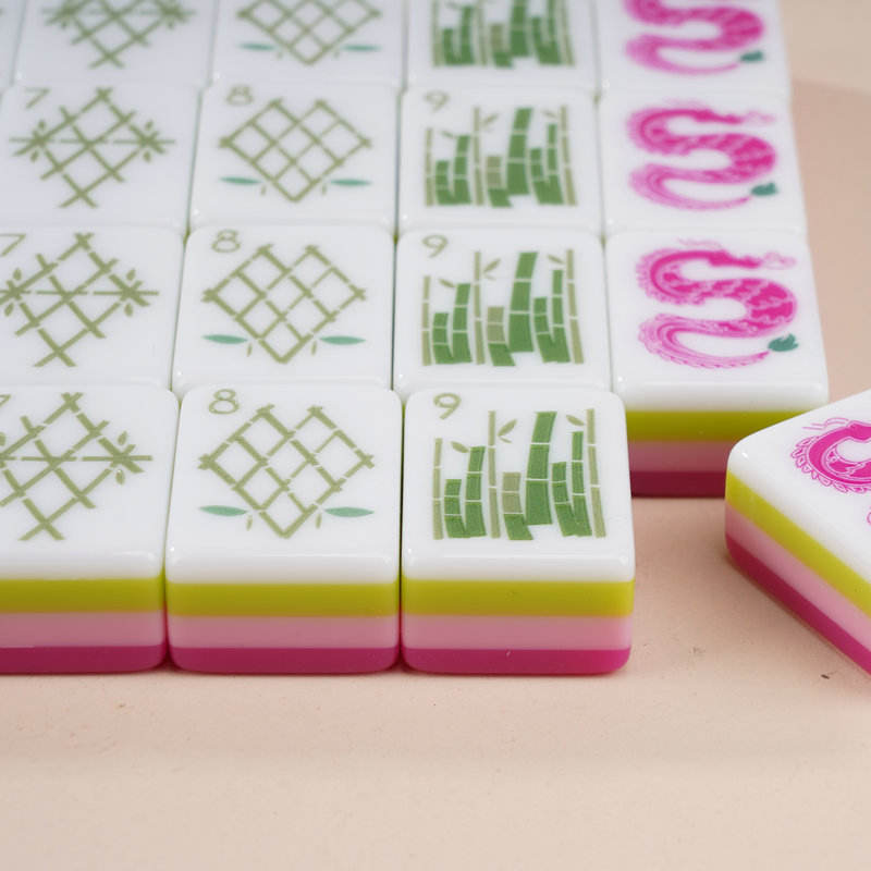 Sorbet Pink American Mahjong Set - 160 NMJL-Ready Tiles