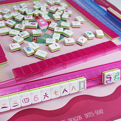 Sorbet Pink American Mahjong Set - 160 NMJL-Ready Tiles
