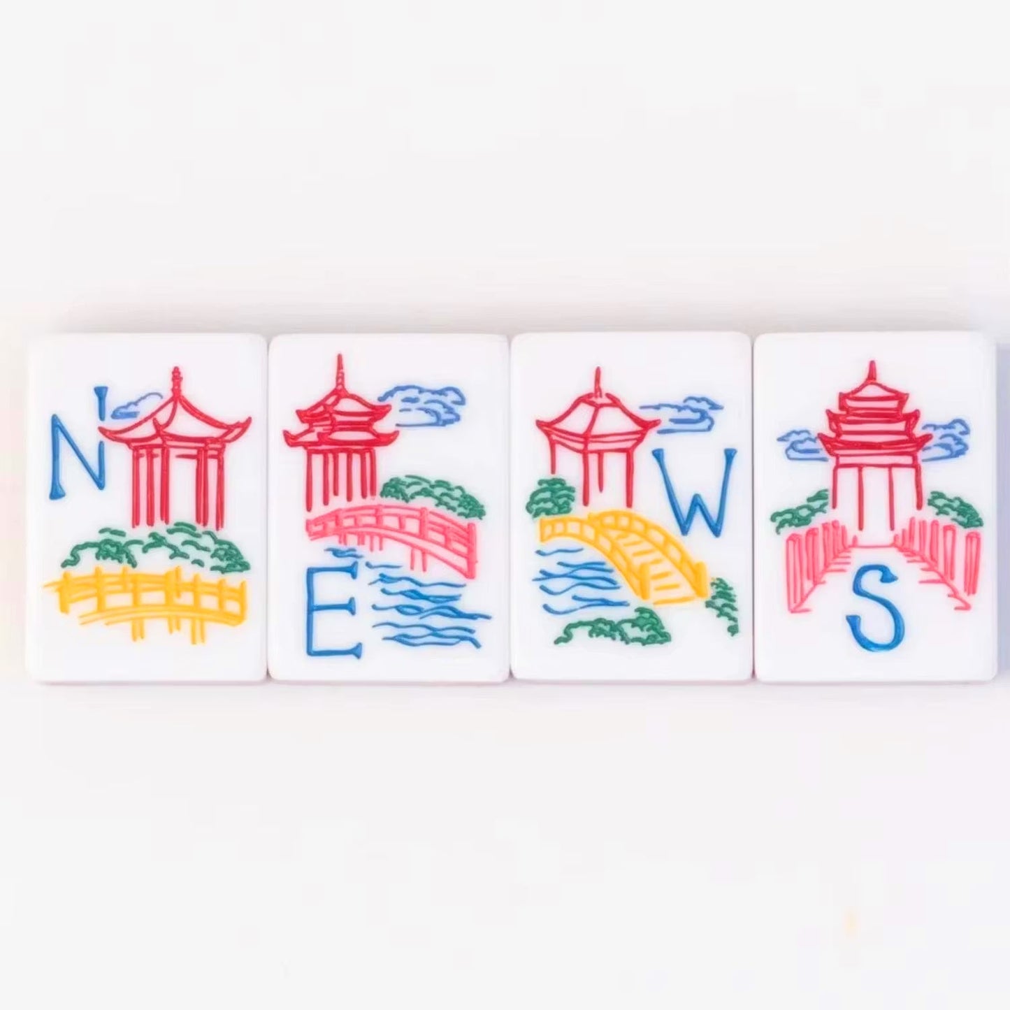 Jade Marble Luxury American Mahjong Set — 160 NMJL-Ready Tiles