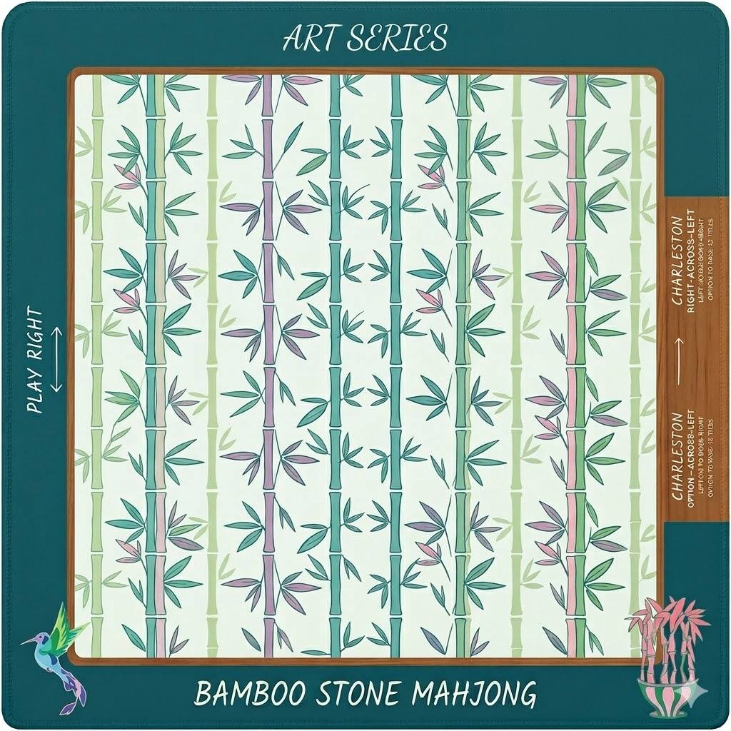 The Bamboo Grove Mahjong Mat — A True Roll-Up That Lies Perfectly Flat