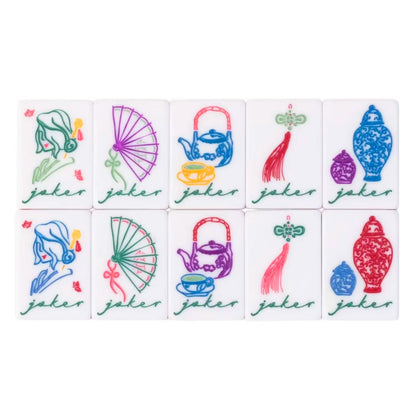 Jade Marble Luxury American Mahjong Set — 160 NMJL-Ready Tiles