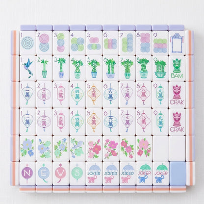 The Garden Party Set — 160-Piece Pastel Botanical Mahjong