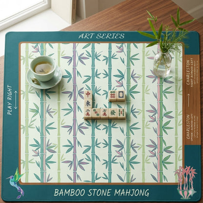 The Bamboo Grove Mahjong Mat — A True Roll-Up That Lies Perfectly Flat