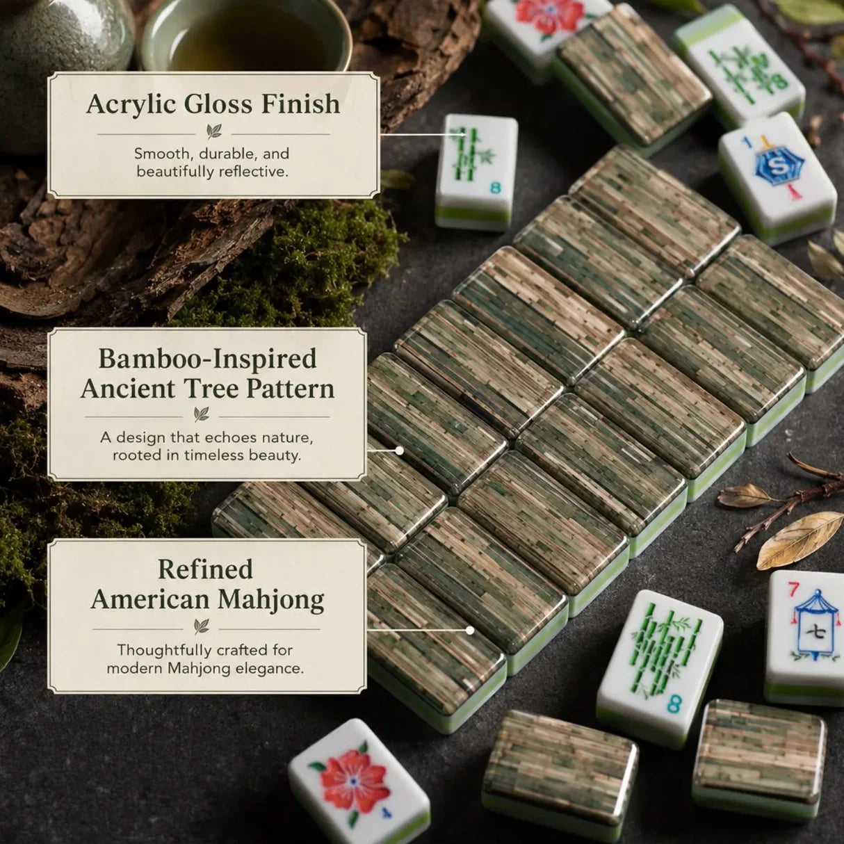 Luxury Ancient Tree Mahjong Set
