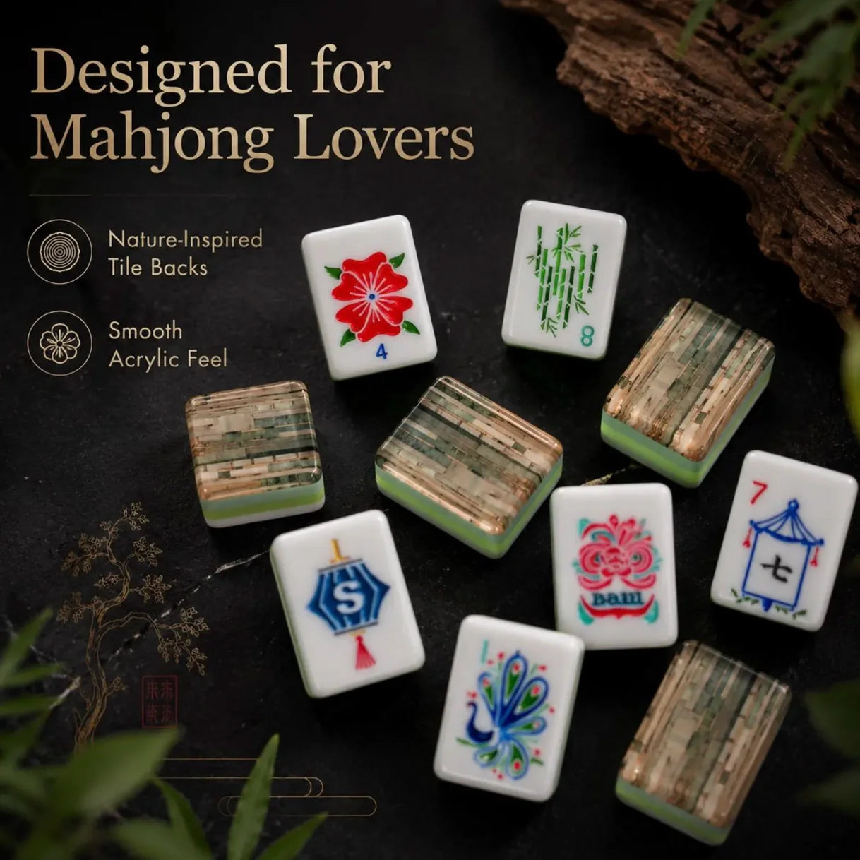 Luxury Ancient Tree Mahjong Set