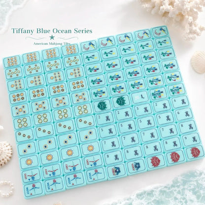 Luxury Ocean Mahjong Tile Set