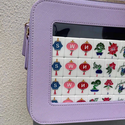 Clear Window Mahjong Carrying Case