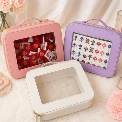 Clear Window Mahjong Carrying Case
