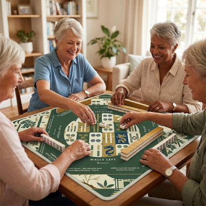 The Emerald Botanical Mahjong Mat — A Quieter Table, All Your Own