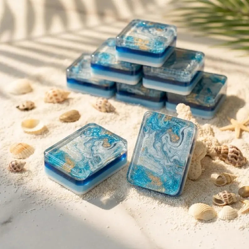 Ocean Blue Mermaid Luxury American Mahjong Set — 160 NMJL-Ready Tiles