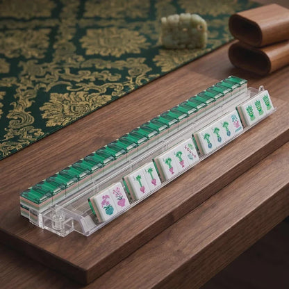 Emerald Green Luxury American Mahjong Set — 160 NMJL-Ready Tiles