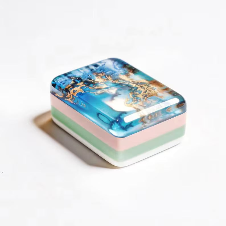 Ocean Blue Mermaid Luxury American Mahjong Set — 160 NMJL-Ready Tiles